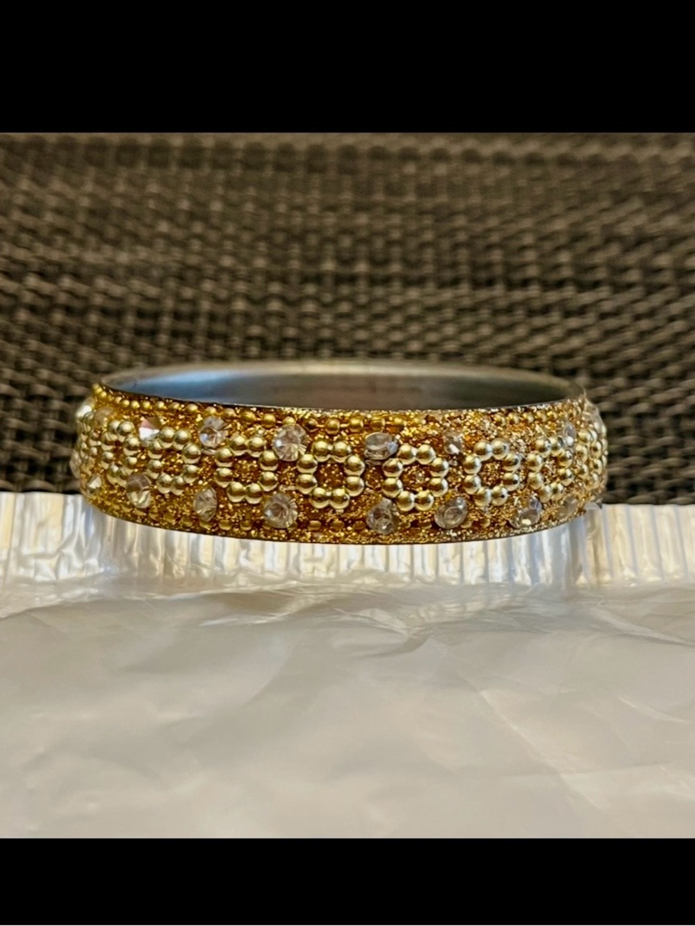Girl's Gold-Toned Bangle Bracelet
